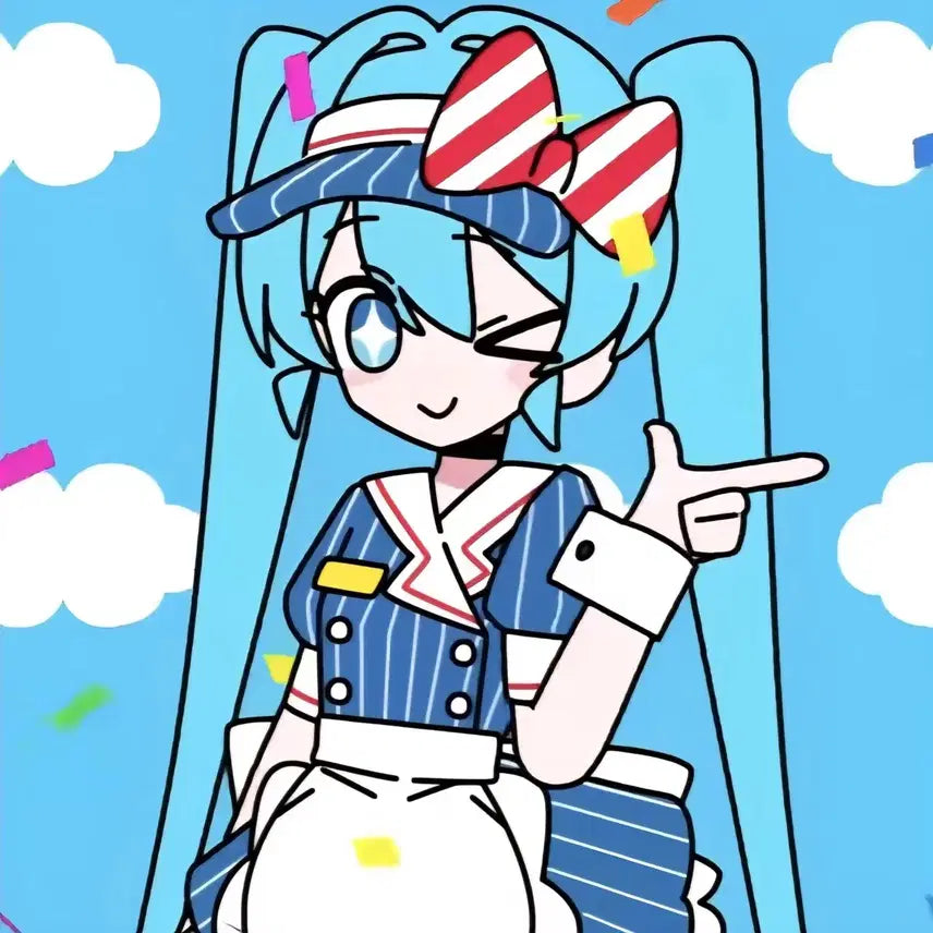 [BUNJANG] Mesmerizer Miku Cosplay Set / 메스머라이저 미쿠 코스프레