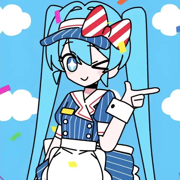 [BUNJANG] Mesmerizer Miku Cosplay Set / 메스머라이저 미쿠 코스프레