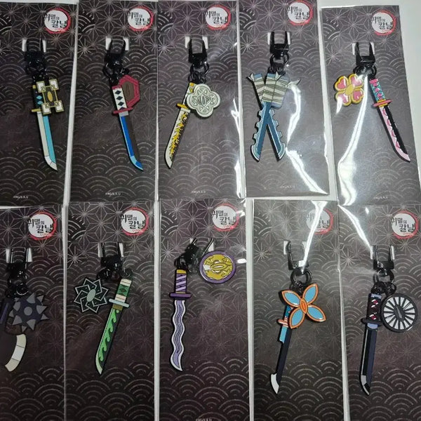 [BUNJANG] Demon Slayer Nichirin Blade Set (10 Types, Sealed) / 귀멸의칼날 일륜도 미개봉 10종 1세트