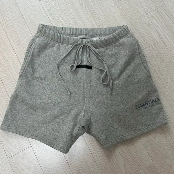 [BUNJANG] Fear of God Essentials Grey Shorts / [S] 에센셜 피어오브갓 반바지