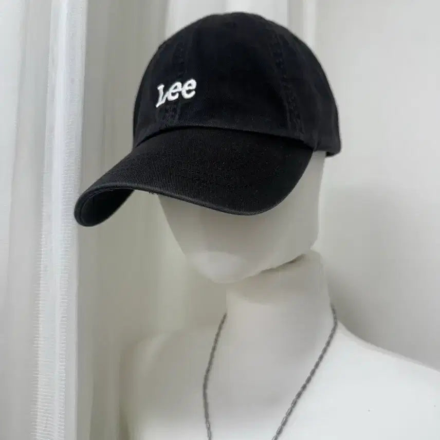 [BUNJANG] Lee Black Ball Cap / 리(Lee) 블랙 볼캡
