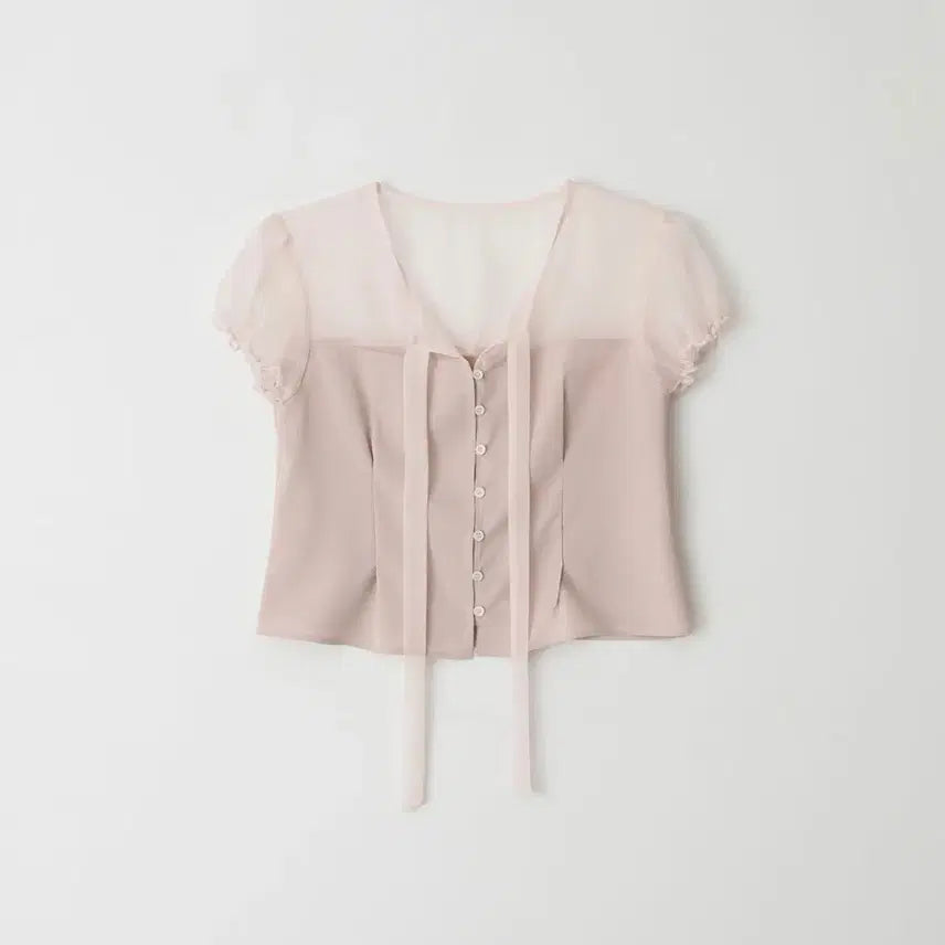 [BUNJANG] Le Bain Amelia Blouse (Pink) / 르베인 Amelia Blouse(Pink)