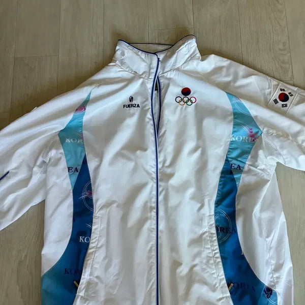 [BUNJANG] FUERZA Athens Olympics Athlete Issued Windbreaker - Size L / 아테네올림픽 선수지급 바람막이