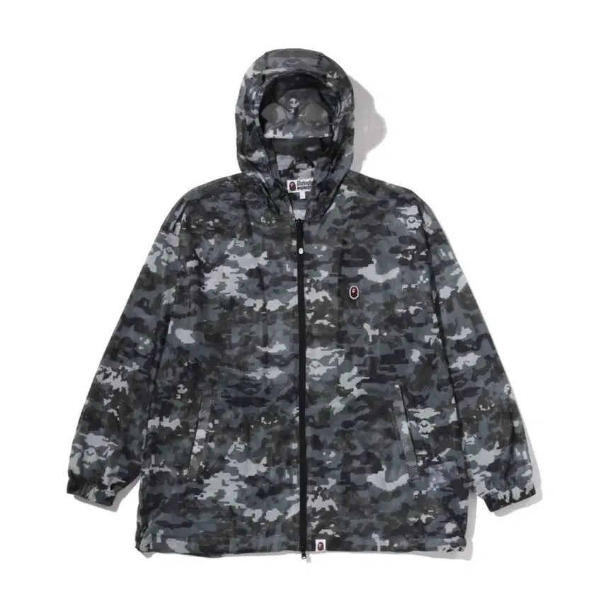 [BUNJANG] BAPE Multi Pixel Camo Mesh Hooded Jacket / 베이프 멀티 픽셀 카모 메쉬 후드 자켓