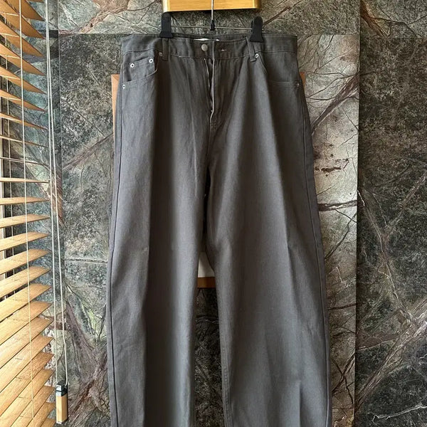 [BUNJANG] LE LOUVRE Everyday Curved Denim Pants Charcoal XL / (새상품)르아르 에브리데이 커브드 데님 팬츠 [차콜] XL