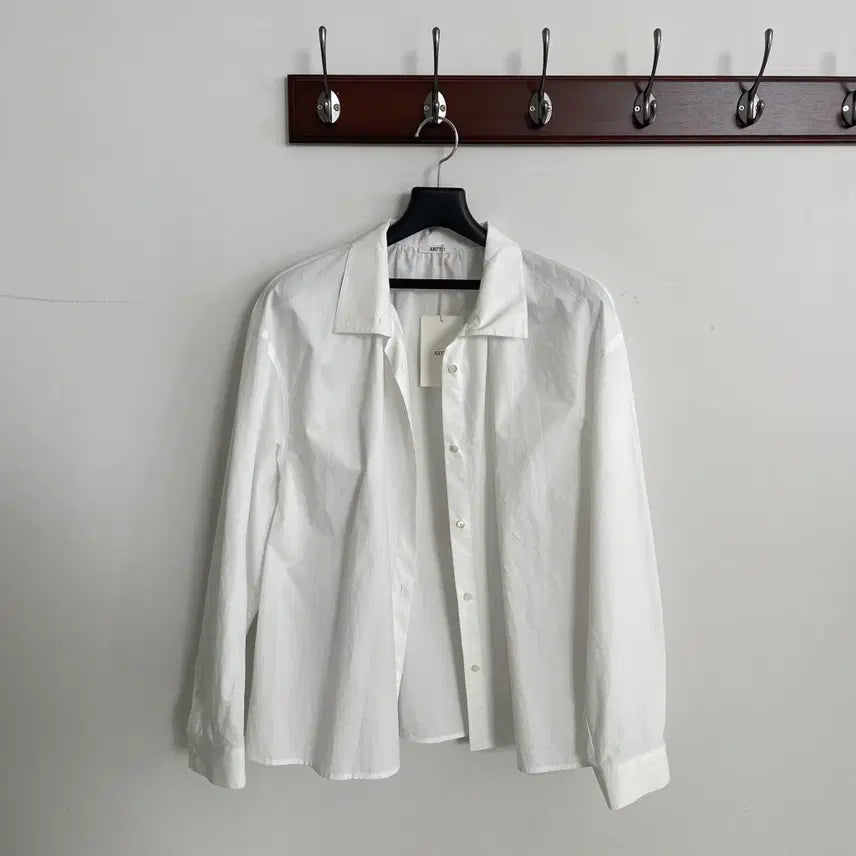 [BUNJANG] Arto White Oversized Cotton Blouse / 아르토 새상품 흰색 오버피 셔츠 코튼 블라우스