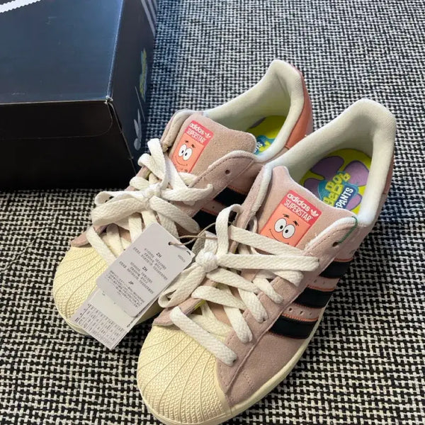 [BUNJANG] Adidas Superstar SpongeBob Mismatched Size Left 275, Right 270 / 아디다스 슈퍼스타 스펀지밥 b급 상품 왼쪽 275 , 오른쪽 270