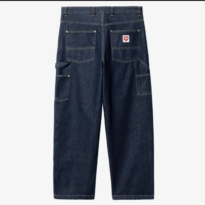 [BUNJANG] Carhartt WIP Nash Double Knee Rinsed Blue Jeans (M) / 칼하트 wip nash double knee blue rinsed(M)
