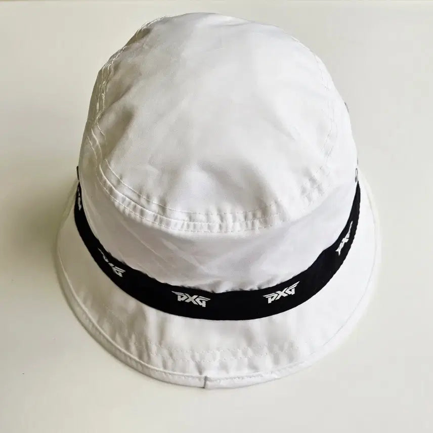 [BUNJANG] PXG White Bucket Hat / PXG 화이트 버킷햇