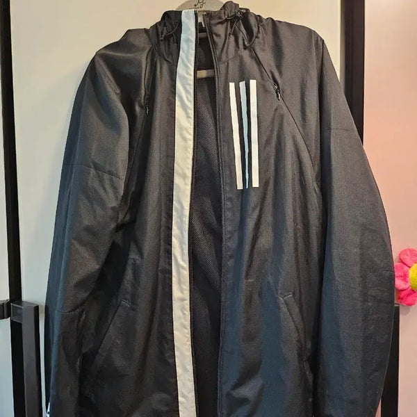 [BUNJANG] Adidas Unisex Windbreaker Full-Zip Jacket / 아디다스 바람막이 남녀공용