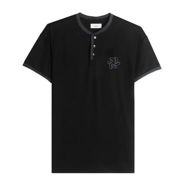 [BUNJANG] Heist Mesh Henley Neck T-Shirt / 헤이스트 매쉬 헨리넥