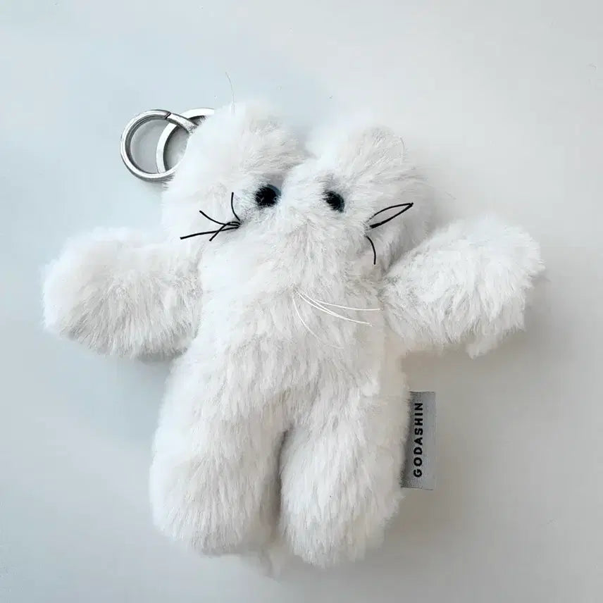 [BUNJANG] Godashin Doll Keyring White / 새상품 ; 고다신 인형 키링 화이트 흰색
