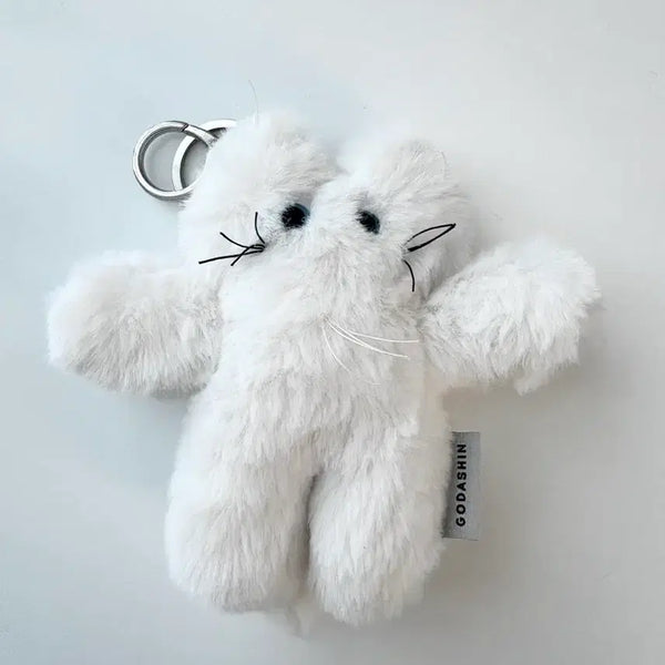 [BUNJANG] Godashin Doll Keyring White / 새상품 ; 고다신 인형 키링 화이트 흰색