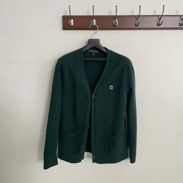 [BUNJANG] Brooks Brothers Green Wool Cardigan L / 브룩스브라더스 그린 울 가디건