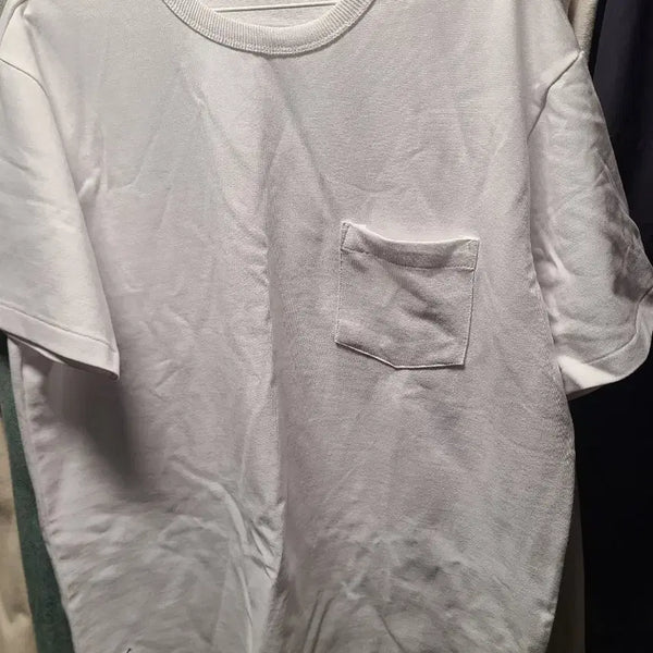 [BUNJANG] Polo Ralph Lauren Heavyweight Pocket T-Shirt White / 폴로 랄프로렌 헤비웨이트 포켓 반팔 티셔츠 화이트 105