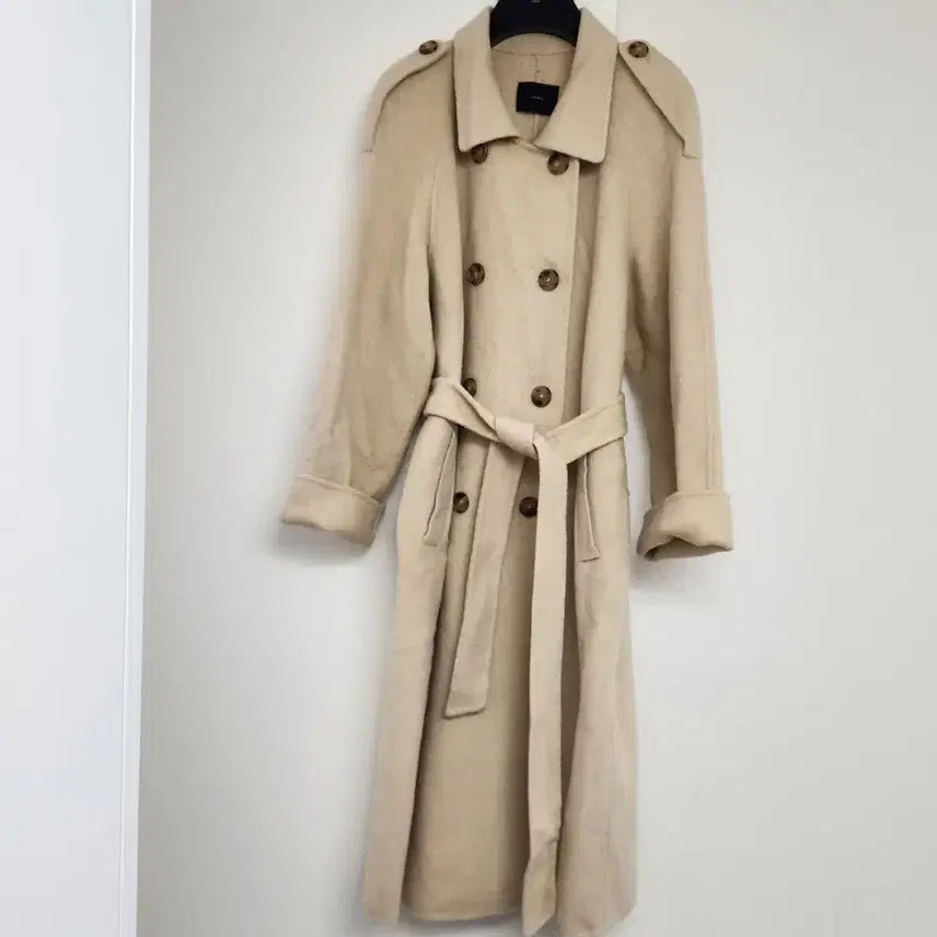 [BUNJANG] LUVMIU Wool Coat Beige / LUVMIU 러브미우 울 코트