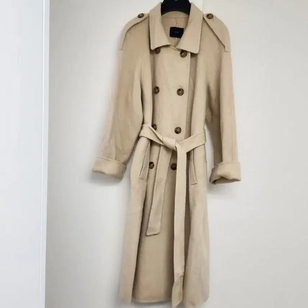[BUNJANG] LUVMIU Wool Coat Beige / LUVMIU 러브미우 울 코트
