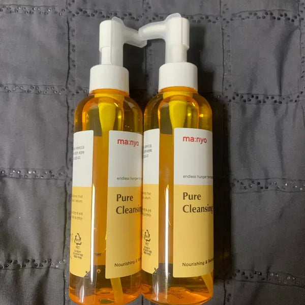 [BUNJANG] Manyo Factory Pure Cleansing Oil 200ml (Set of 2) / 마녀공장 클렌징오일 200ml 새상품 2개