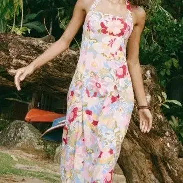 [BUNJANG] Zara Floral Long Dress / 자라 플라워 롱원피스