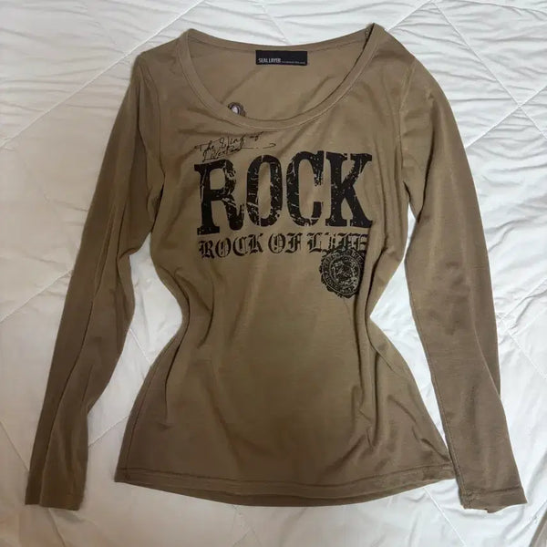 [BUNJANG] Shop502 Long Sleeve Slim Fit Top / Shop502 샵오공이 딱붙핏 롱슬리브