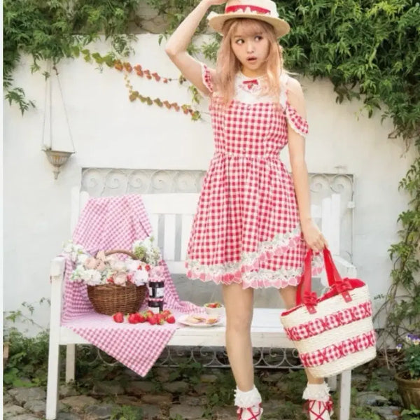 [BUNJANG] LIZ LISA Gingham Check Dress / 리즈리사 깅엄체크 원피스(택있음,새제품)
