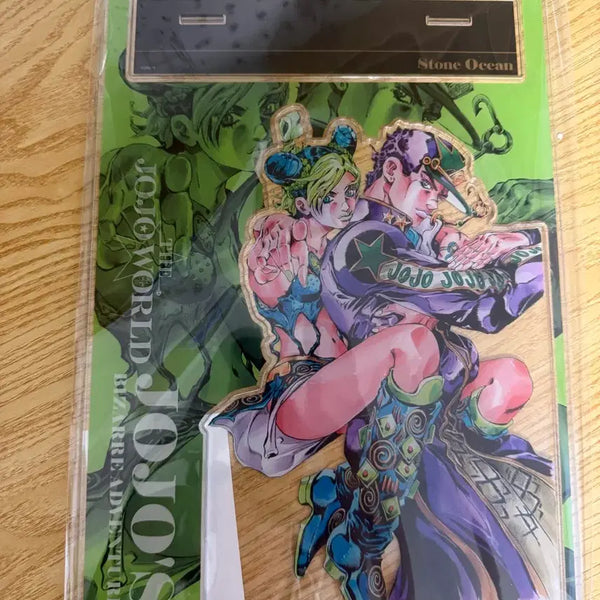 [BUNJANG] JoJo's Bizarre Adventure Jotaro Kujo & Jolyne Cujoh Big Acrylic Stand / 죠죠월드 쿠죠 죠타로&쿠죠 죠린 빅아크릴 스탠드
