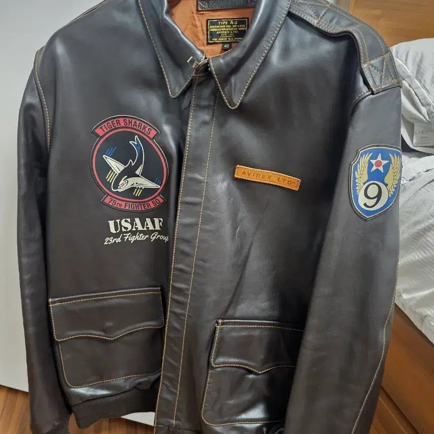 [BUNJANG] Avirex A2 Horsehide Leather Jacket Size 42 / 아비렉스(avirex) A2 홀스하이드 사이즈 42 (105 가량)