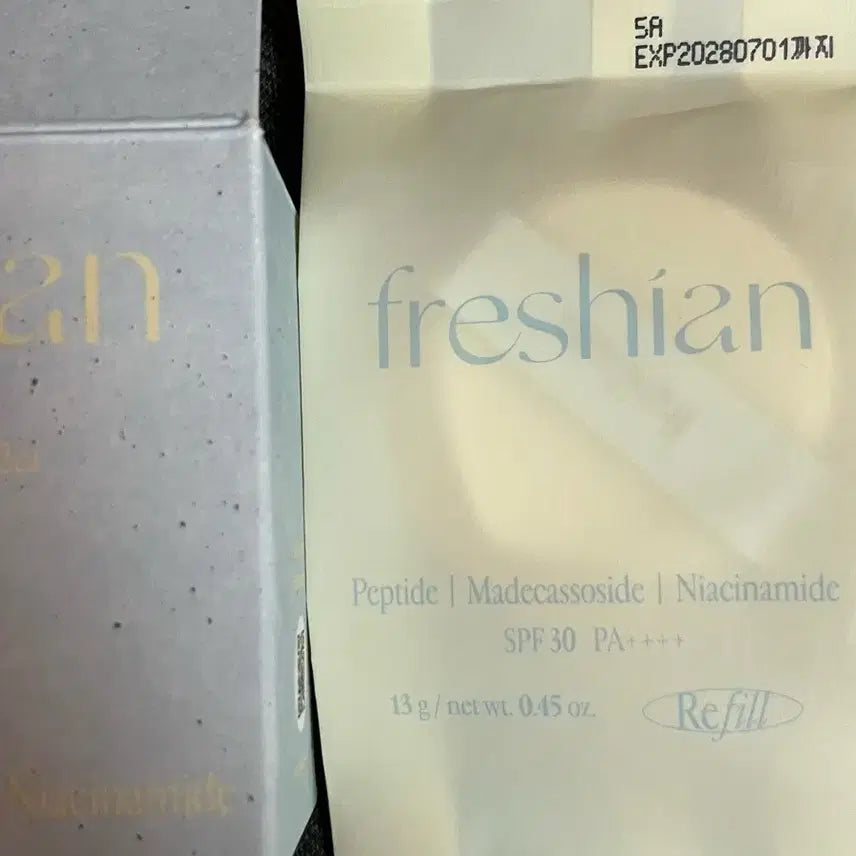 [BUNJANG] Freshian Pepta Serum Cushion Refill SPF20, Shade 21 / 프레시안 펩타 세럼 쿠션 피201호 리필