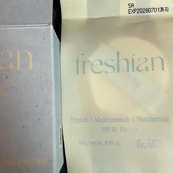[BUNJANG] Freshian Pepta Serum Cushion Refill SPF20, Shade 21 / 프레시안 펩타 세럼 쿠션 피201호 리필