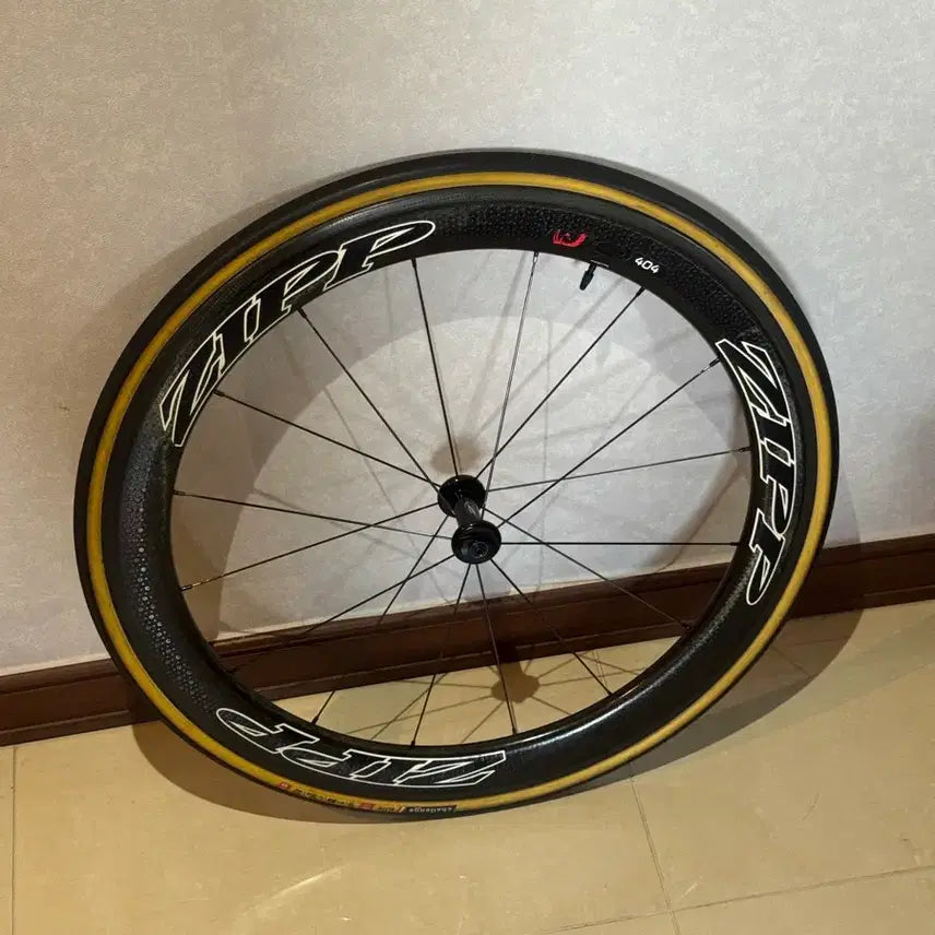 [BUNJANG] ZIPP 404 Firecrest Carbon Tubular Road/Fixie Front Wheel / (파이어크레스트) 짚 404 픽시, 로드 프론트 휠
