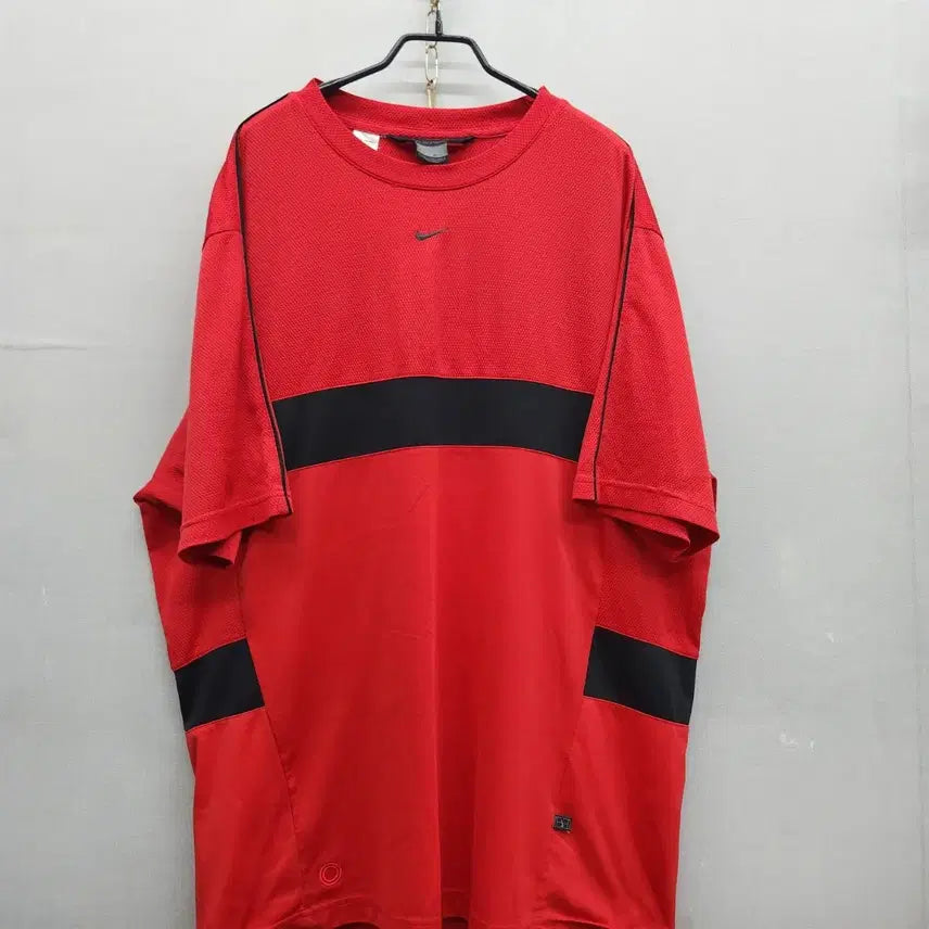 [BUNJANG] Vintage Nike Sphere Mini Swoosh Mesh Short Sleeve T-Shirt / 빈티지 나이키 스피어 미니스우시 메쉬 반팔티 105(2XL)