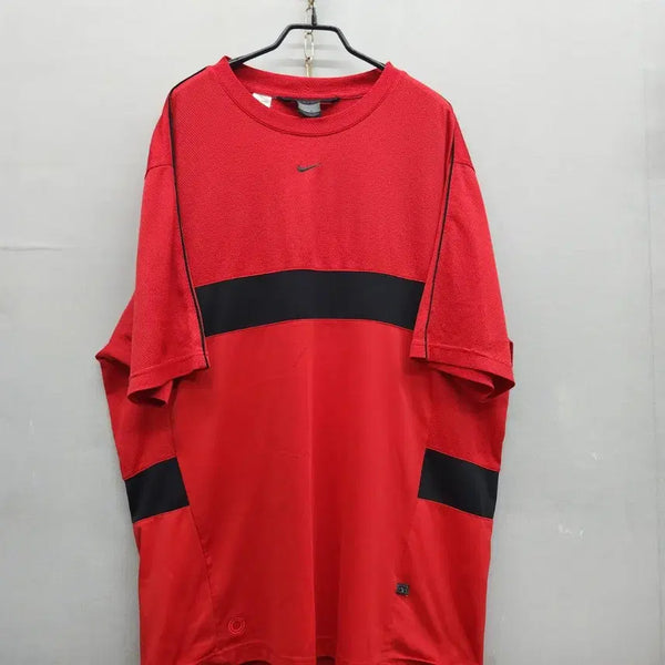 [BUNJANG] Vintage Nike Sphere Mini Swoosh Mesh Short Sleeve T-Shirt / 빈티지 나이키 스피어 미니스우시 메쉬 반팔티 105(2XL)