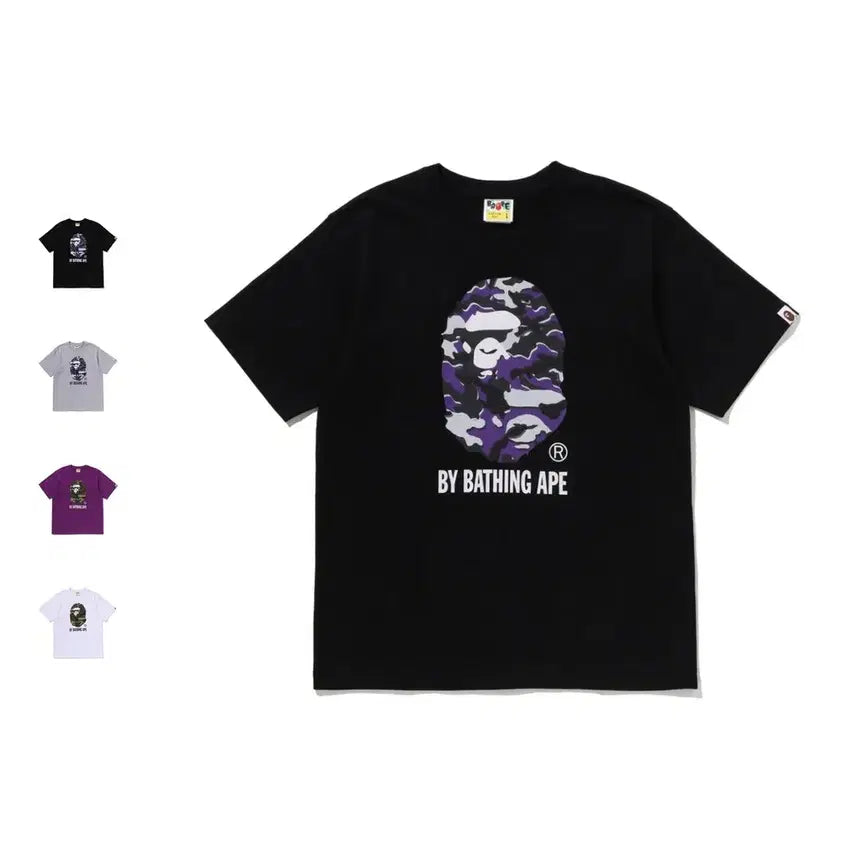 [BUNJANG] BAPE Glitch Woodland Camo Short Sleeve T-Shirt / 베이프 글리치 우드랜드 카모 반팔티