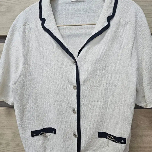 [BUNJANG] SJSJ Colorblock Cardigan / sjsj 배색 가디건