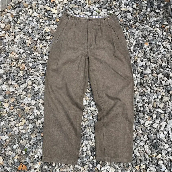 [BUNJANG] DESK BUYER'S COLLECTION 90s Wool Trousers / 90s데스크  바이어스 원턱  울 트라우저 (실측확인)