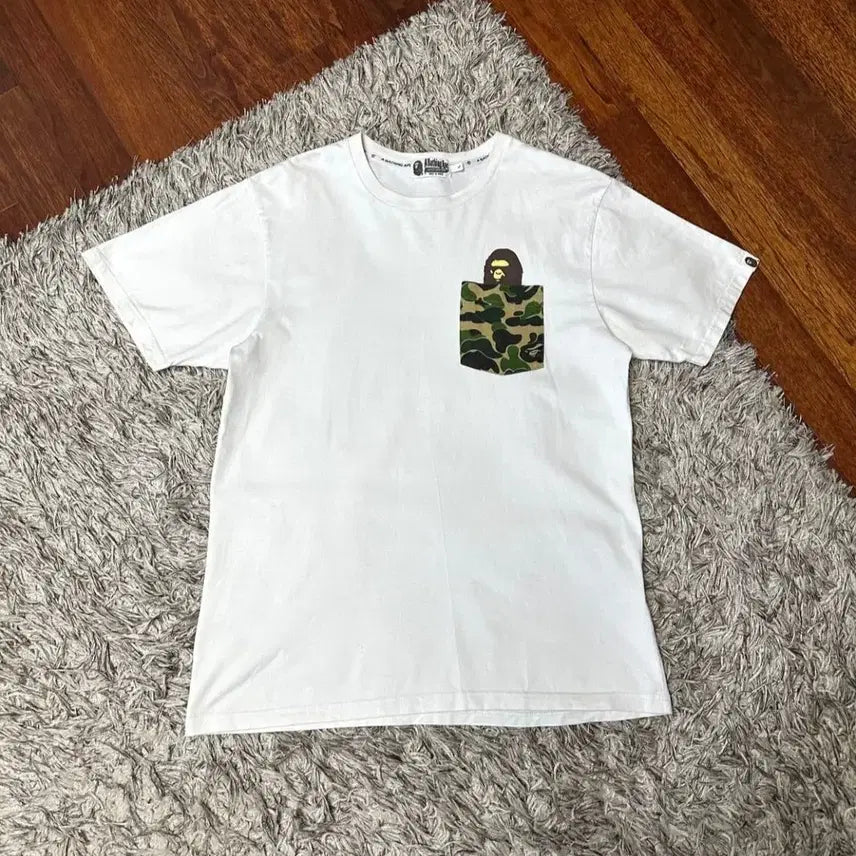 [BUNJANG] BAPE Camo Pocket Short Sleeve T-Shirt - Size L / 베이프  camo pocket 반팔 L 사이즈