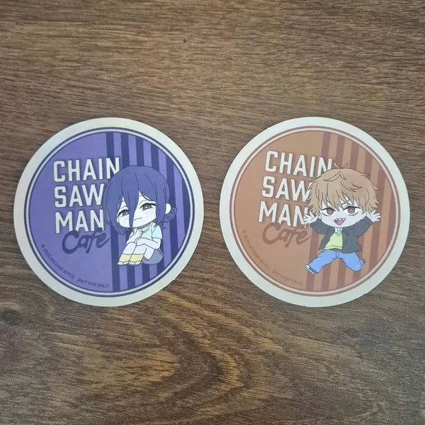 [BUNJANG] Chainsaw Man Cafe Coaster Set (Reze & Denji) Special Offer / 체인소맨 카페 코스터 특전 (레제&덴지 일괄)