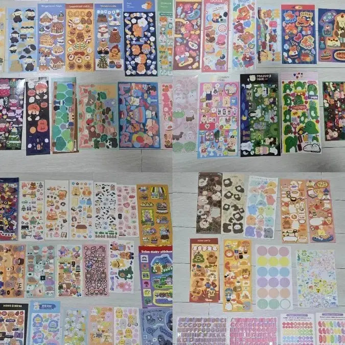 [BUNJANG] Collection Sealing Stickers Bundle / 소장용 씰스 처분판매(단종 씰스 다수 포함)