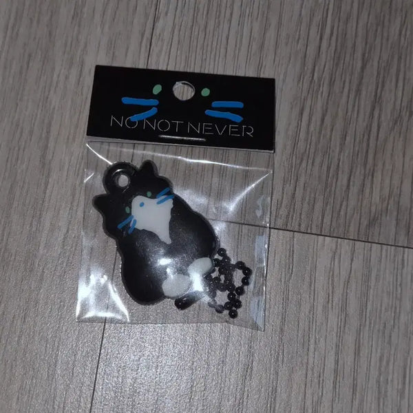 [BUNJANG] Nonotnever Cat Keychain / 노낫네버 고양이 키링