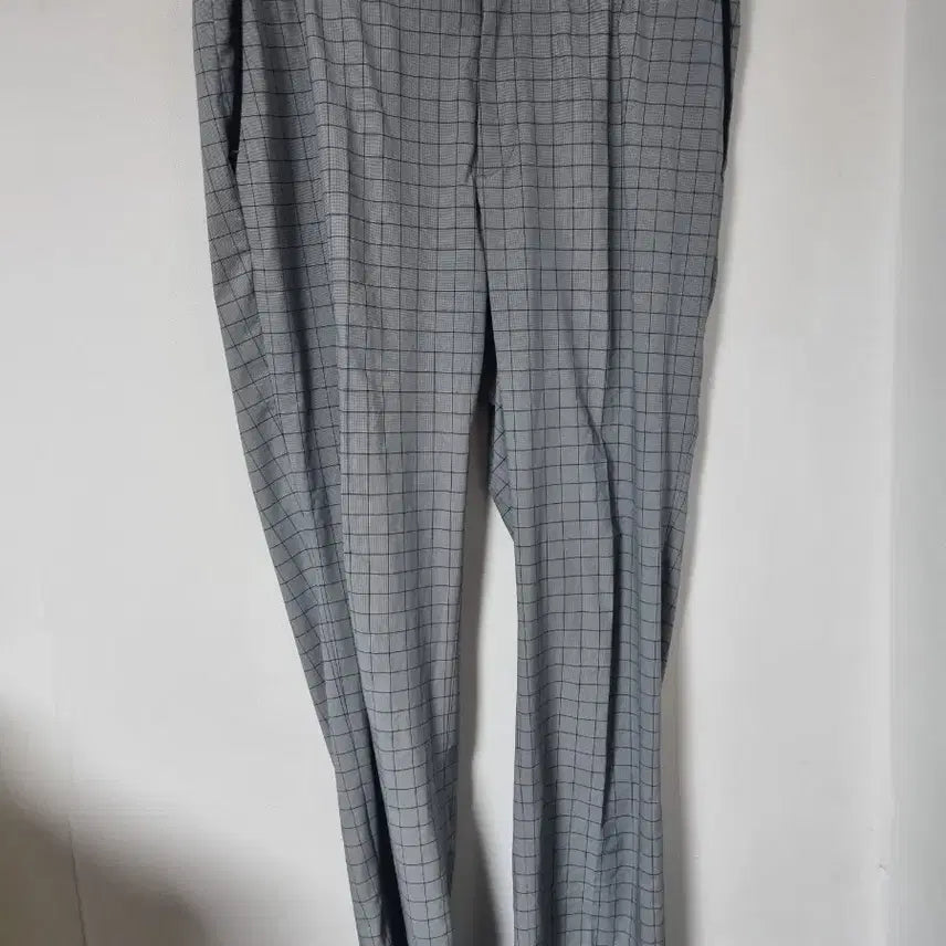 [BUNJANG] Summer Checkered Slacks - Size 38 / 여름체크 바지38