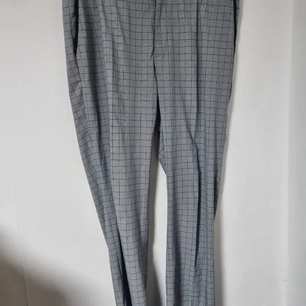 [BUNJANG] Summer Checkered Slacks - Size 38 / 여름체크 바지38