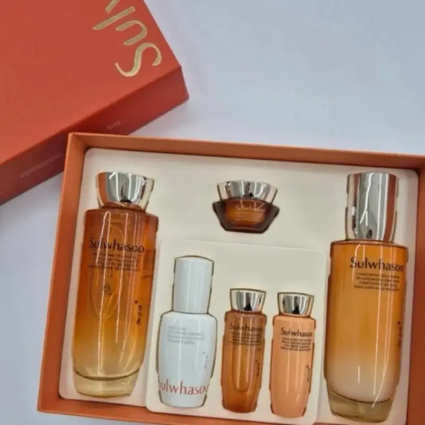[BUNJANG] Sulwhasoo Concentrated Ginseng Renewing 2-Piece Set + Pouch / 설화수 자음생 2종 세트+파우치