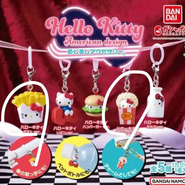 [BUNJANG] Hello Kitty American Mezushi Gacha Bundle Set / 헬로키티 아메리칸 메지루시 가챠 일괄