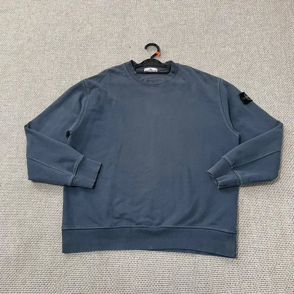 [BUNJANG] Stone Island Logo Patch Crewneck Sweatshirt XL / XL 스톤아일랜드 와펜 라운드 맨투맨 B.5186