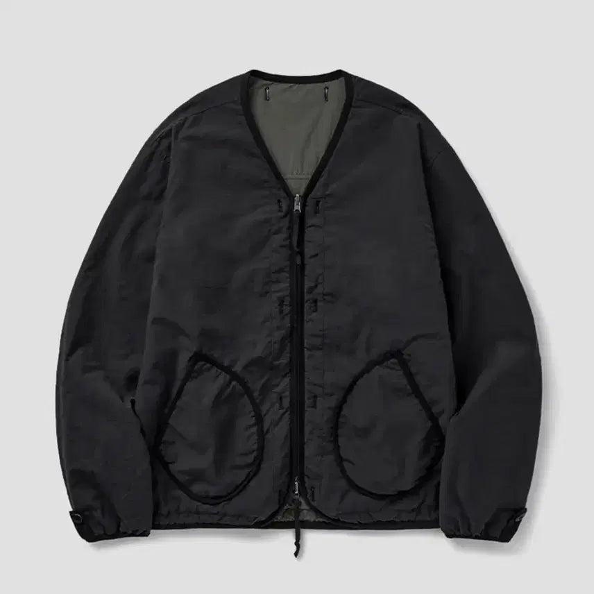 [BUNJANG] Union Blue Reversible Liner Jacket Black Khaki XL / 유니온블루 리버시블 라이너 자켓 블랙카키 XL