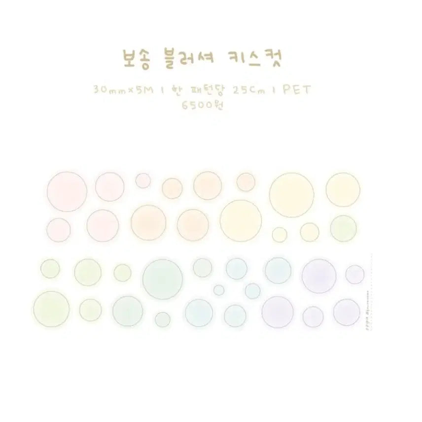 [BUNJANG] Kiss Cut Fluffy Blusher Washi Tape / 코코넨네 보송블러셔 키스컷