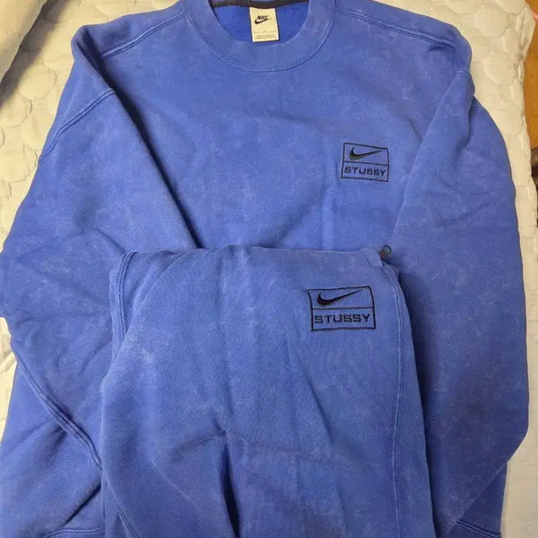 [BUNJANG] Nike Stussy Blue Setup Tracksuit / 나이키 스투시 블루 셋업
