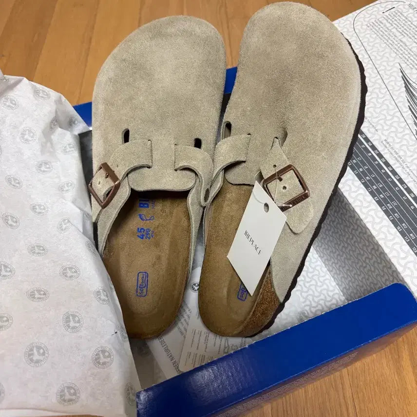 [BUNJANG] Birkenstock Boston Taupe 290mm Sandals / 버켄스탁 보스턴 타우페 290 새상품