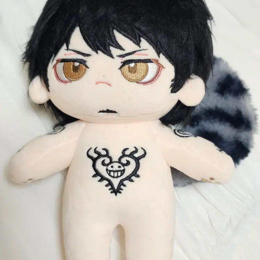 [BUNJANG] Trafalgar Law Non-Official Plush Doll 20cm / 원피스 트라팔가 로우 비공식 솜인형 누이 솜깅 20cm