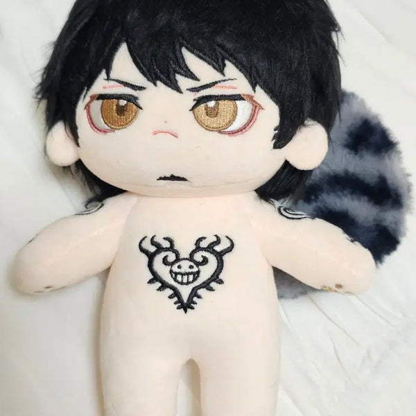 [BUNJANG] Trafalgar Law Non-Official Plush Doll 20cm / 원피스 트라팔가 로우 비공식 솜인형 누이 솜깅 20cm